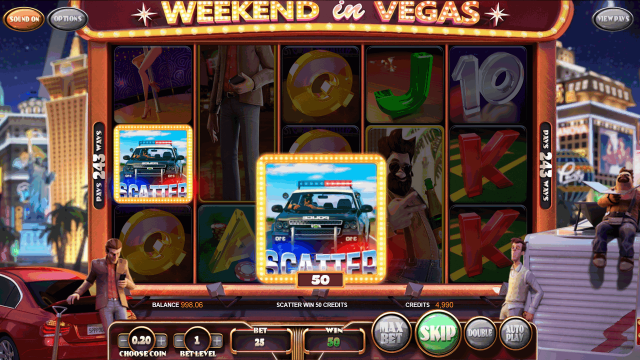 Игровой интерфейс Weekend In Vegas 5