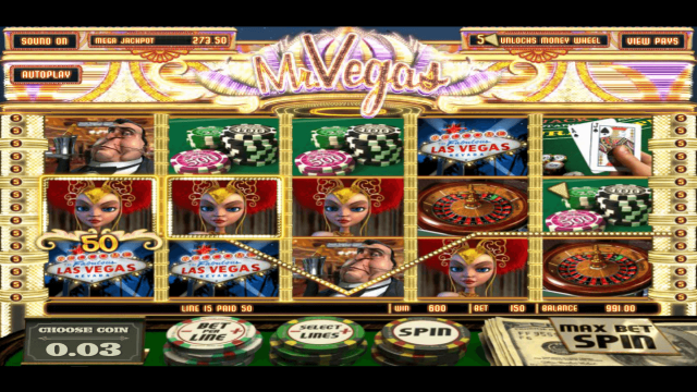 Игровой интерфейс Mr. Vegas 10