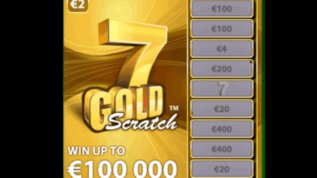 Бонусная игра 7 Gold Scratch 5