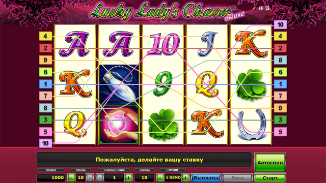 Характеристики слота Lucky Lady's Charm Deluxe 1