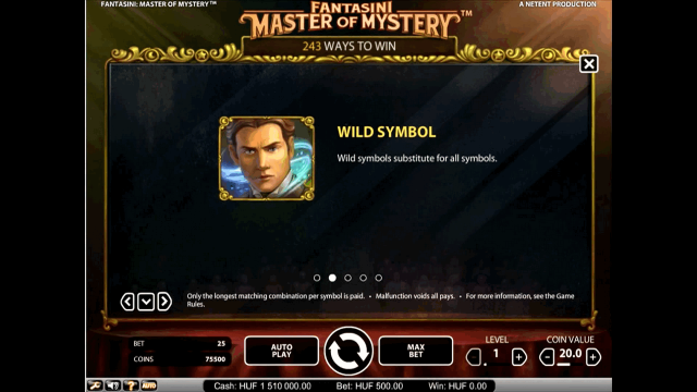 Игровой интерфейс Fantasini: Master Of Mystery 2