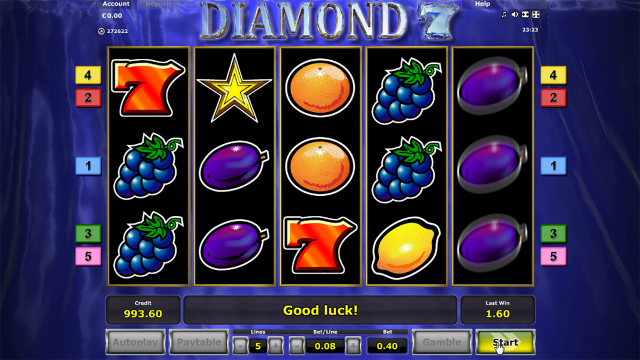 Игровой интерфейс Diamond 7 4