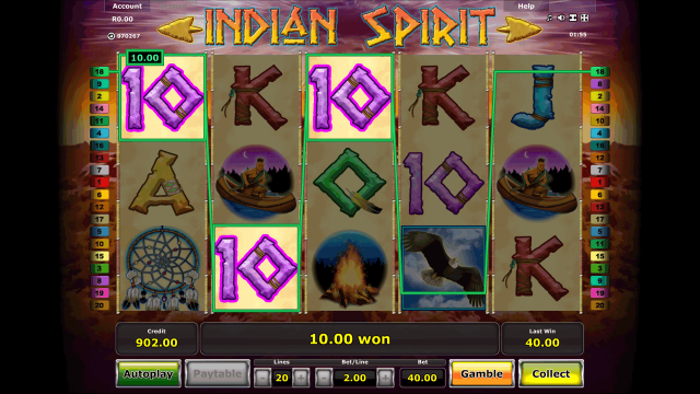 Бонусная игра Indian Spirit 9