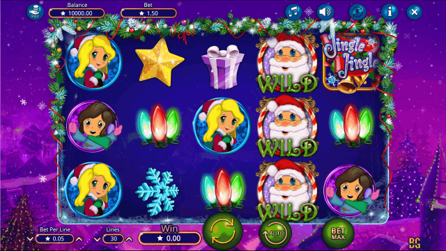 Игровой интерфейс Jingle Jingle 1